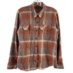 Patagonia Brown Plaid Button Down Shirt